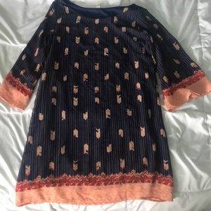 Pretty navy dress